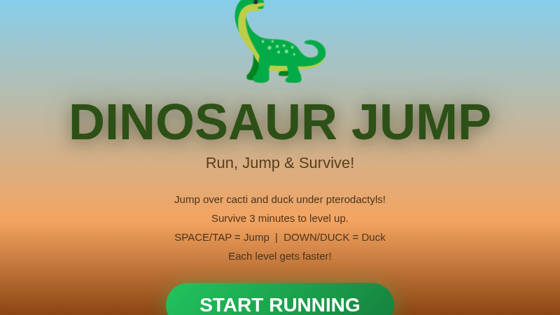 Dinosaur Jump