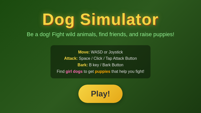 Dog Simulator